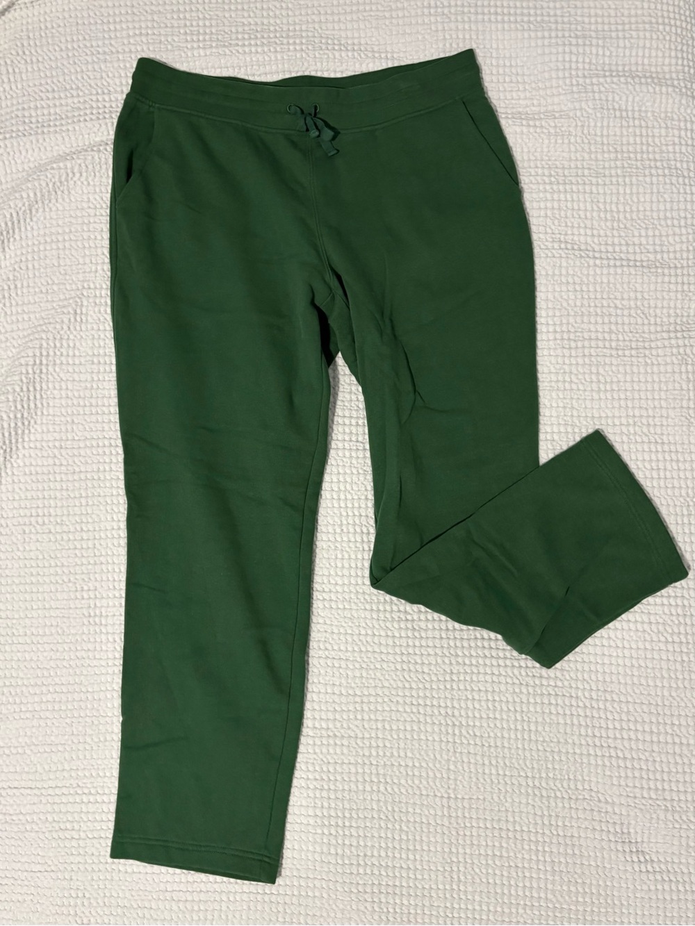 L.L. Bean Women's Ultrasoft Sweats, Straight-Leg in green